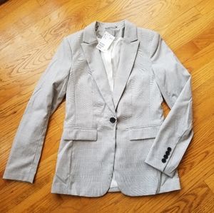H&M Blazer with Button Closure (Grey)